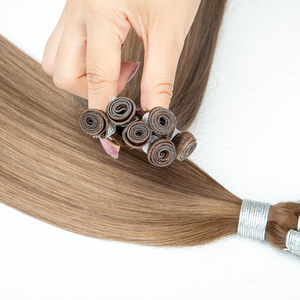 Leshine nhà máy trực tiếp bán buôn Remy tóc phẳng vô hình sợi ngang thiên tài wefts Trinh Brazil tóc - Product Image 4