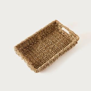 Bandejas de Pasto Marino para Panadería, Cafetería, Decoración, Bandeja Organizadora Tejida de Pasto Marino de Alta Calidad - Product Image 5