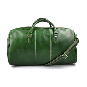 Pakistan Made High Quality <b>Leather</b> Travel <b>Bags</b> Wholesale Price Luxury Style Foldable and Zipper Closure for Outdoor Use - Product Image 5