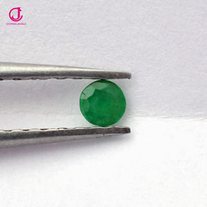 Lot de vente en gros de pierres précieuses émeraude taillées rondes de 1.5mm à 2.5mm à vendre Fabricant de pierres précieuses émeraude fabriquées à la main - Product Image 1