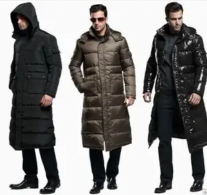 High Quality Wholesale Winter Wear Man Coat Waterproof Fur Collars Hat Parka Homme Man Puffer Jacket