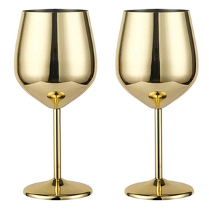 Gravure beau verre en laiton de conception en métal avec verres à vin polis brillants - Product Image 3