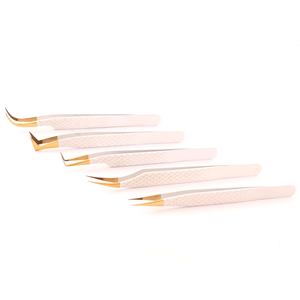 Juego de pinzas de belleza para artistas de pestañas que reducen la fatiga de las manos durante el uso - Product Image 1