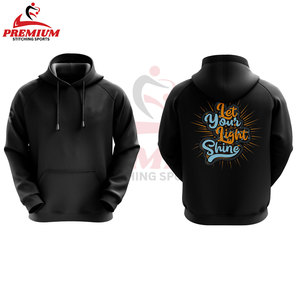 Sweat-shirt à capuche uni en polyester pour femmes et hommes, logo personnalisé de grande taille, pour impression par presse à chaud, à personnaliser, 100% - Product Image 1