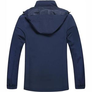 New Arrival Outdoor Coated Waterproof Breathable Windbreaker <b>Jackets</b> Unisex Custom-Designed Hiking Running Cycling Performance - Product Image 3