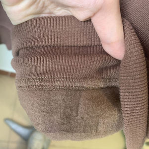 2025 hiver femmes tricoté personnalisé haut court et pantalon ensemble avec col à capuche et position du logo avant - Product Image 5