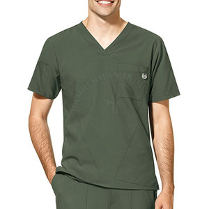 Uniformes légers d'hôpital de grande taille de chemises médicales confortables faites sur commande à vendre - Product Image 2