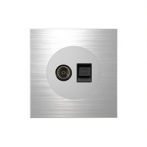 Panneau de commande LED en aluminium gris 86 mm pour TV et téléphone, accessoires téléphoniques - Product Image 2