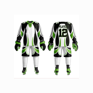 Venta al por mayor de alta calidad diferentes nombres números jugadores uniforme de hockey sobre hielo personalizado hombres sublimación uniforme de hockey sobre hielo ropa deportiva - Product Image 2