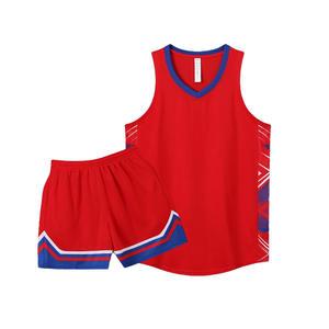 Ensemble de maillots de basket-ball réversibles personnalisables, vêtements de sport respirants, logo personnalisé imprimé, uniforme d'équipe - Product Image 3
