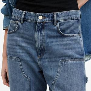 Pantalones Vaqueros de Mezclilla Vintage de Buena Calidad, Cómodos, Elásticos, Casuales, Versátiles y Ecológicos, de Corte Recto y Ajuste Regular para Mujer - Product Image 4