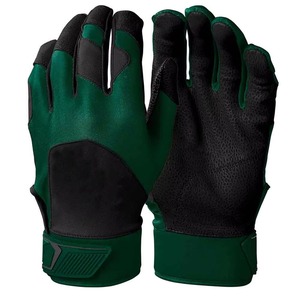 Gants de frappeur de baseball professionnels en cuir de palmier durable de haute qualité, personnalisés en gros, gants à doigts complets pour droitiers - Product Image 4