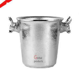 Enfriador de vino de diseño de hoja de alto estándar cubo ACE con mango de diseñador para restaurante y bar de hotel - Product Image 4