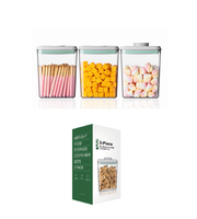 Offre Spéciale – Lot de 3 Contenants Alimentaires Hermétiques Écologiques Anti-Fuite 1200ml en Plastique PET Sans BPA, Empilables et Moulés par Injection