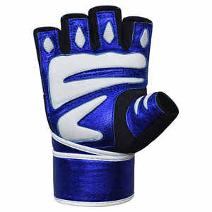 Guantes de entrenamiento de cuero para entrenamiento de fitness de levantamiento de pesas transpirable unisex - Product Image 3