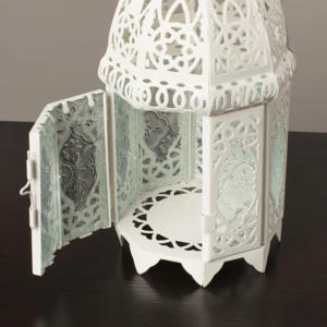 Lanternes à bougies en fer marocaines en gros, supports en métal, fabrication artisanale, personnalisables, décoration d'intérieur, Noël, prix bas, haute qualité - Product Image 6