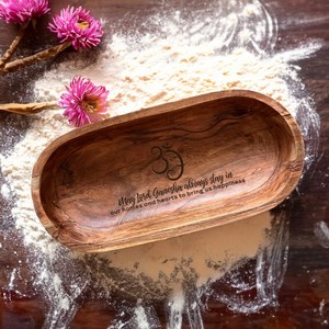 Tazón grande grabado para decoración de mesa de boda india Shaadi regalo hogar Pooja templo para invitados - Product Image 5