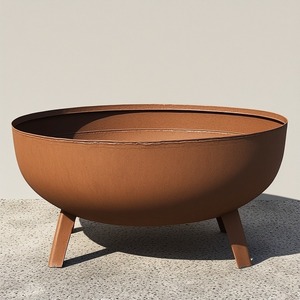 Brasero en métal de qualité supérieure conçu pour les zones de détente en plein air, offrant confort, chaleur et une présence élégante - Product Image 6