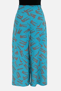 OEM personalizado señoras de cintura alta pantalones de pierna ancha para mujer Palazzo pantalones para la Oficina ropa formal y ropa casual a granel al por mayor - Product Image 2