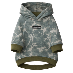 Sudadera con Capucha para Perro con Patrón de Madera y Hormigero, de Forro Polar Suave, Cálida y Acogedora, para Invierno - Product Image 4