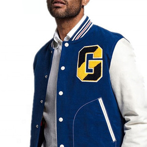 OEM Manufacturer High Quality College Letterman Varsity <b>Jacket</b> Custom Embroidery Patches Letterman Varsity Wool <b>Jacket</b> For <b>Men</b> - Product Image 6