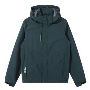 Cortavientos Softshell de calle alta para hombre personalizable lana de alta calidad de secado rápido impermeable chaqueta de lluvia Lisa invierno al aire libre - Product Image 6