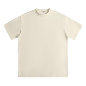 Camiseta bordada con logotipo impreso a medida, camisetas holgadas de alta calidad, camisetas 100% de algodón pesado para hombre - Product Image 5