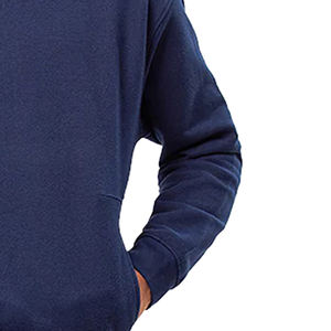 Automne Gym sweat décontracté pour violet surdimensionné pull à capuche personnalisé Streetwear coton mélangé plaine teint Designer à capuche - Product Image 6