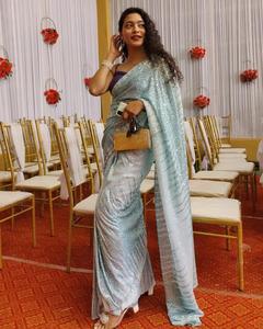 Exclusieve Party Wear Georgette Borduurwerk Sequence Werk <span class=keywords><strong>Hot</strong></span> Zwarte Kleur <span class=keywords><strong>Saree</strong></span> Voor Vrouwen Dames Indian Online Winkelen Outfit
