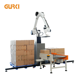 Gurki tốc độ cao đầy đủ tự động <span class=keywords><strong>Robot</strong></span> <span class=keywords><strong>palletizing</strong></span> hệ thống carton trường hợp hộp cobot palletizer cho kho/nhà máy - Product Image 1