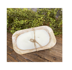 Restaurant Maison Pâte En Bois Bougie Bol Décor De Table pour Noël Mariage Bougie En Bois Bol Utilisation De Table - Product Image 1