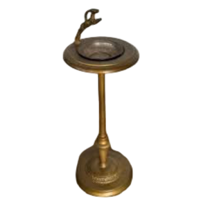 Cenicero de Metal Antiguo para Oficina, Hotel, Decoración de Interiores, Cenicero Portátil de Lujo Personalizado con Soporte - Product Image 1