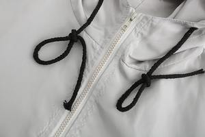 Chaqueta cortavientos a prueba de viento impermeable frontal de camuflaje con revestimiento ligero Unisex, ropa deportiva informal verde oliva para exteriores - Product Image 5