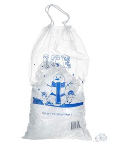 Sac à glaçons en polythène Logo personnalisé Gravure impression Transparent clair emballage de glace sac en plastique fermeture éclair haut fabriqué au Vietnam - Product Image 2