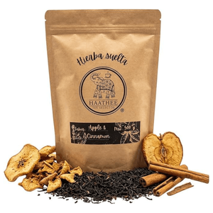 Tè Selezionati Haathee |   Tè Aromatizzato (Mela e Cannella) |   Tè in Bustina in Carta Kraft |   1 Chilogrammo |   Grado Alimentare |   Durata di conservazione: 12 mesi - Product Image 1