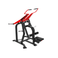Máquina de Polea para Ejercicios de Dorsal con Carga de Discos QL Fitness, Equipo de Gimnasio Comercial Ajustable, Construcción de Acero, Peso Máximo 240 kg