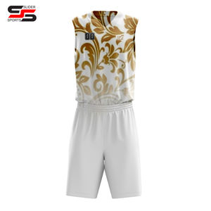 Uniforme unique de basket-ball OEM avec logo imprimé, vêtements de sport, bas prix, uniformes de basket-ball les plus récents, vente directe d'usine - Product Image 3