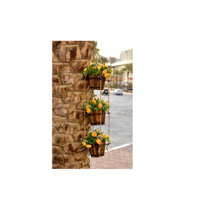 Suministros de jardín hecho a mano estilo elegante tallado a mano jarrón con patas antiguas para decoración maceta de madera para regalos y decoración - Product Image 6