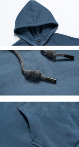 Calidad algodón personalizado hombres sudaderas con capucha OEM tamaño personalizado hombres sudaderas con capucha peso ligero cómodo Casual deporte hombres sudaderas con capucha para la venta en línea - Product Image 5