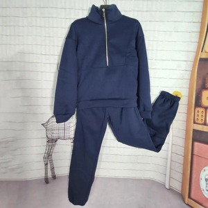 Chándal deportivo de invierno personalizado para hombre, ropa deportiva transpirable para correr con material de poliéster/algodón para entrenamiento para correr - Product Image 2