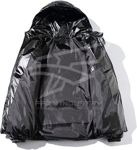 Doudoune matelassée en duvet d'oie pour hommes Doudoune d'hiver de haute qualité Marque personnalisée Veste homme et femme avec support - Product Image 5