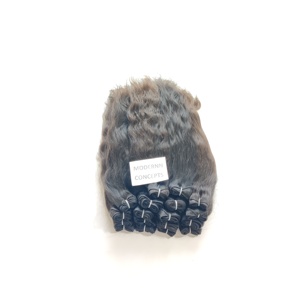 Extensiones de cabello humano vietnamita virgen natural sin procesar al por mayor máquina Paquete de trama doble cutícula ondulada alineada templo - Product Image 3