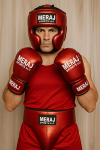 Equipo de boxeo básico para entrenamiento, sparring, fitness, uso doméstico, con guantes, protectores, vendas, protección confiable, set de entrenamiento básico - Product Image 4