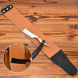 Afeitadora recta de cuero de alta calidad Strop con jabón de afeitar Nuevo estilo para el afeitado de los hombres en barberías y salones - Product Image 4