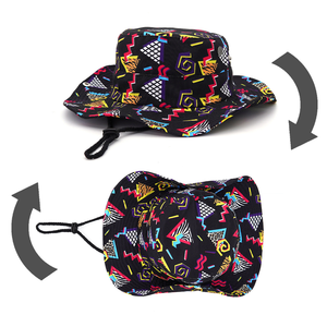 Sombrero de Pescador Plegable de Ala Ancha Personalizado de Verano de Fábrica OEM, Gorra de Moda para Acampar y Protegerse del Sol - Product Image 5