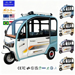 Tricycle électrique Falcon à carrosserie fermée, 3 places, petit véhicule familial pour femmes et enfants, scooter <span class=keywords><strong>de</strong></span> mobilité pour <span class=keywords><strong>personnes</strong></span> âgées - Product Image 6