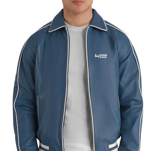 Conception de col rabattu personnalisé hommes mode vestes en cuir/Meilleure vente prix raisonnable vestes en cuir pour hommes - Product Image 6