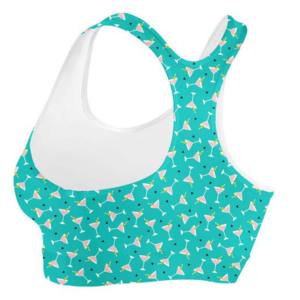 Nouvel Arrivage – Soutien-gorge de Sport Respirant pour Femme de Haute Qualité avec Logo Frontal, Décoration en Dentelle et Coussinets Amovibles pour le Yoga – Maintien Élevé - Product Image 2