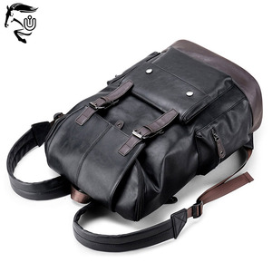 Sac à dos personnalisé en cuir véritable pour hommes Sac de voyage de luxe pour ordinateur portable avec fermeture à glissière Dispositif antivol unisexe - Product Image 4