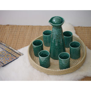 Juego de 6 Tazas de Té Foundouk Color Verde Azulado - Product Image 4